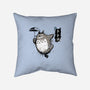 Flying With My Neighbor-none removable cover w insert throw pillow-DrMonekers