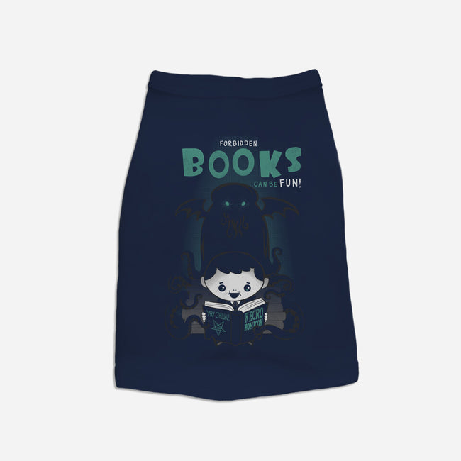 Forbidden Books are Fun!-dog basic pet tank-queenmob