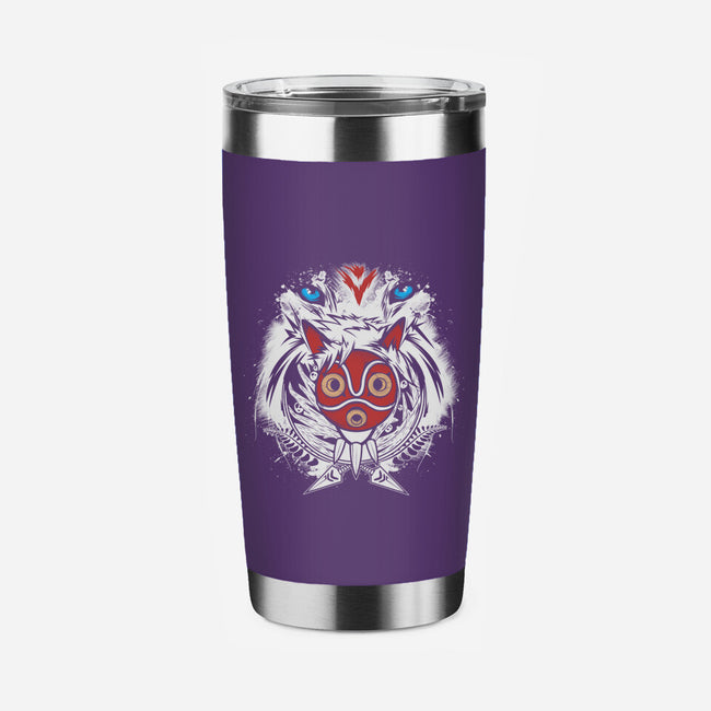 Forest Spirit Protector-none stainless steel tumbler drinkware-InkOne