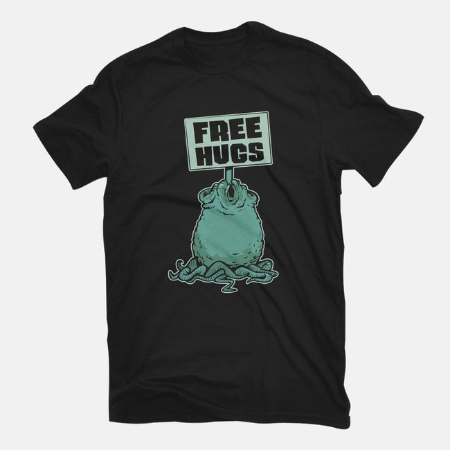 Free Hugs-womens fitted tee-ZombieDollars