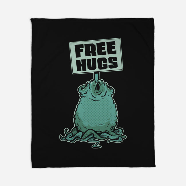 Free Hugs-none fleece blanket-ZombieDollars