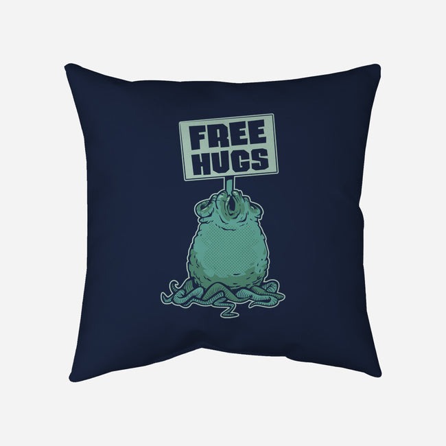 Free Hugs-none removable cover w insert throw pillow-ZombieDollars