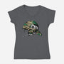 Game Over Man-womens v-neck tee-6amcrisis