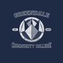 Greendale Community College-womens v-neck tee-SergioDoe