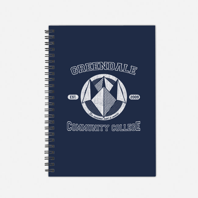 Greendale Community College-none dot grid notebook-SergioDoe