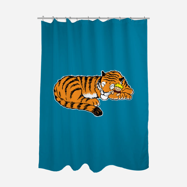H and C-none polyester shower curtain-C. Ben Snell