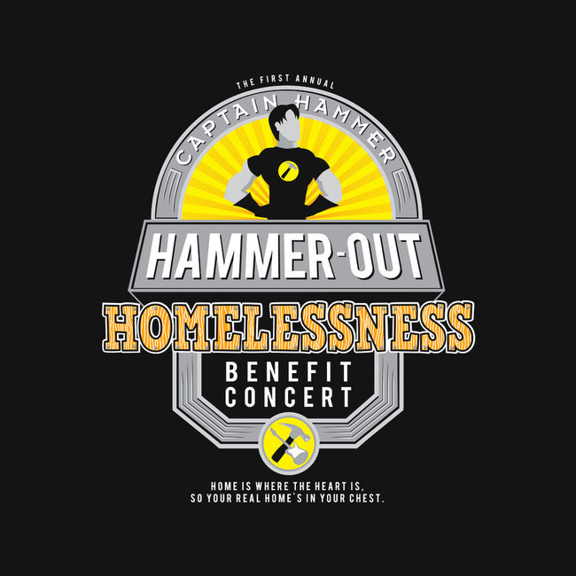 Hammer-Out Homelessness-none polyester shower curtain-TheBensanity