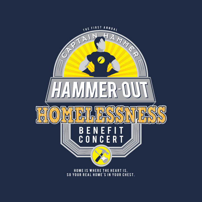 Hammer-Out Homelessness-none polyester shower curtain-TheBensanity