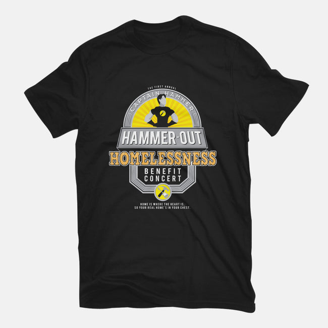 Hammer-Out Homelessness-womens fitted tee-TheBensanity