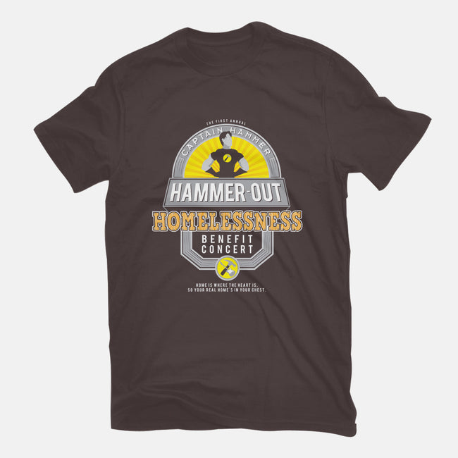 Hammer-Out Homelessness-womens fitted tee-TheBensanity