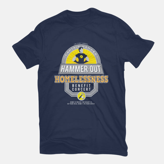 Hammer-Out Homelessness-womens basic tee-TheBensanity