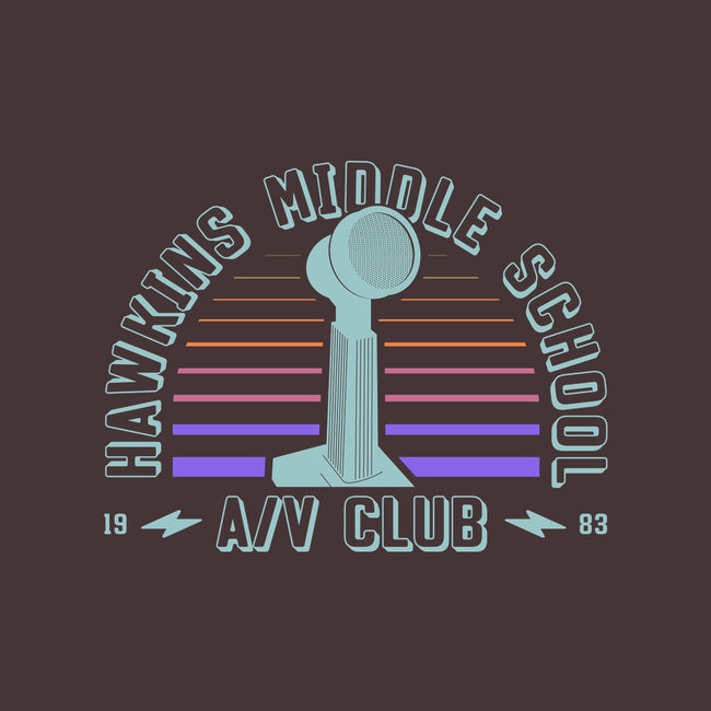 Hawkins Middle AV Club-womens off shoulder sweatshirt-DoctorOhm