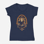 He Abides-womens v-neck tee-MeganLara