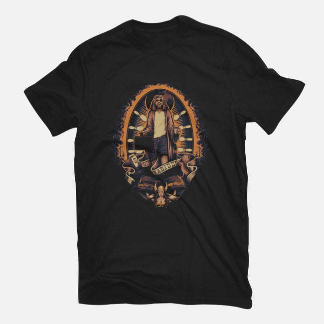 He Abides-womens fitted tee-MeganLara