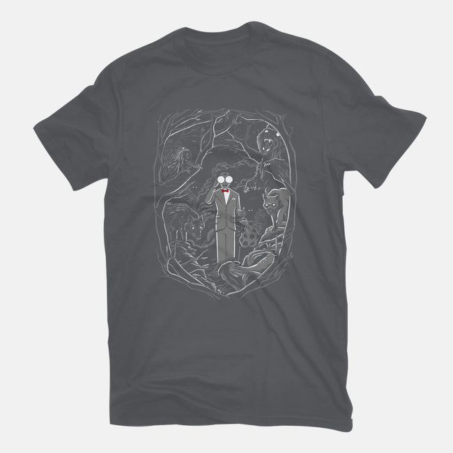 Headlight Glasses-mens heavyweight tee-Night Donuts