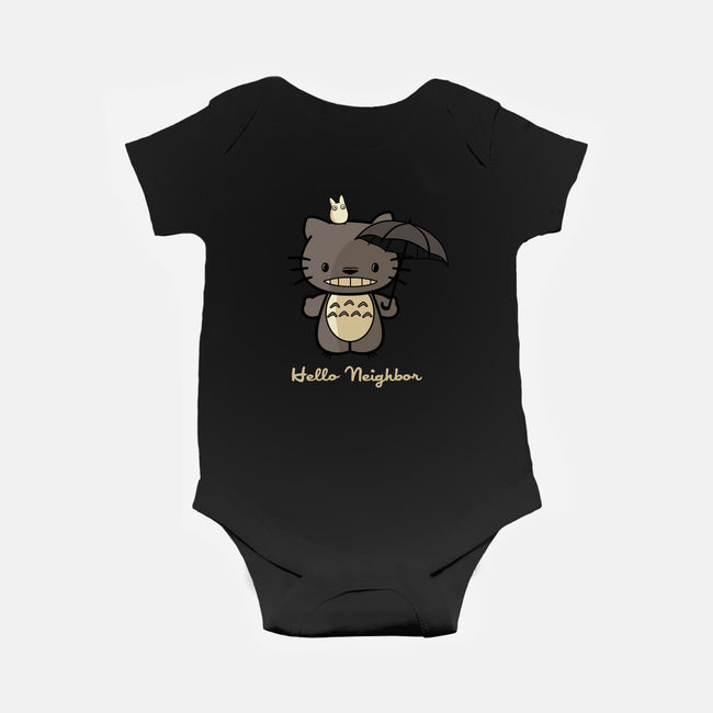 Hello Neighbor-baby basic onesie-Fishbiscuit