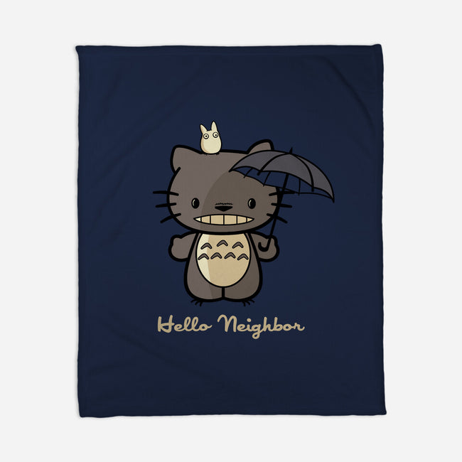 Hello Neighbor-none fleece blanket-Fishbiscuit