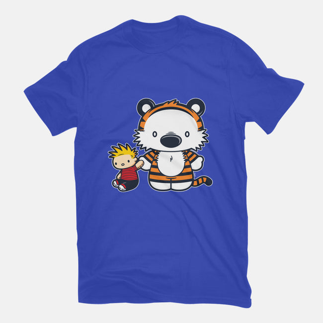 Hello Tiger-mens heavyweight tee-mikehandyart