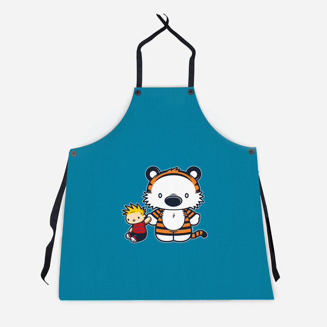 Hello Tiger-unisex kitchen apron-mikehandyart