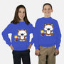 Hello Tiger-youth crew neck sweatshirt-mikehandyart