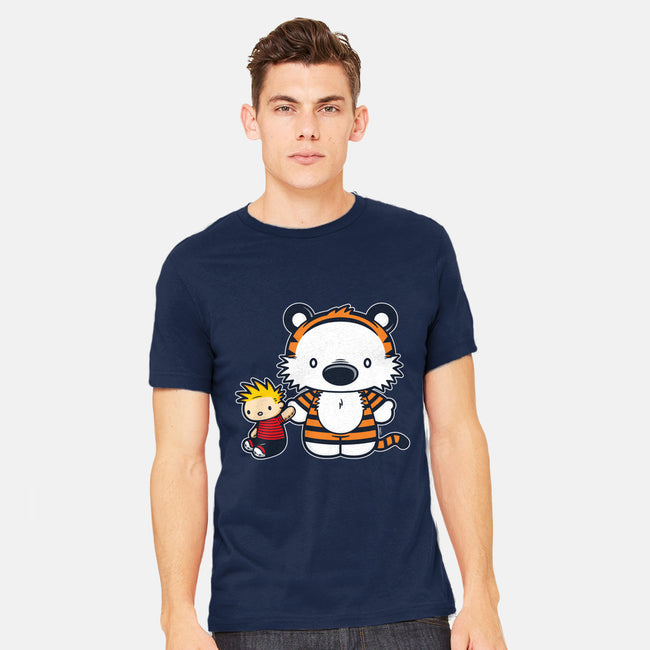 Hello Tiger-mens heavyweight tee-mikehandyart