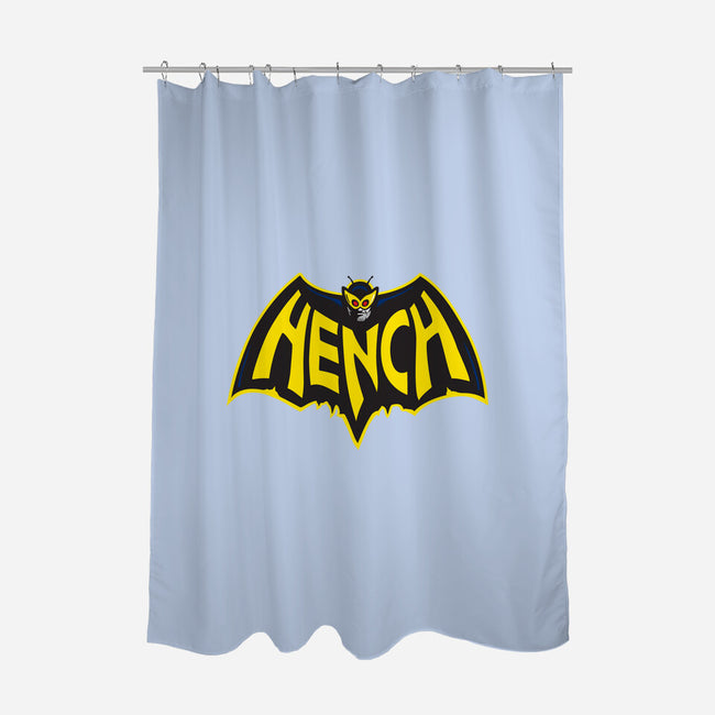 Hench-none polyester shower curtain-WinterArtwork