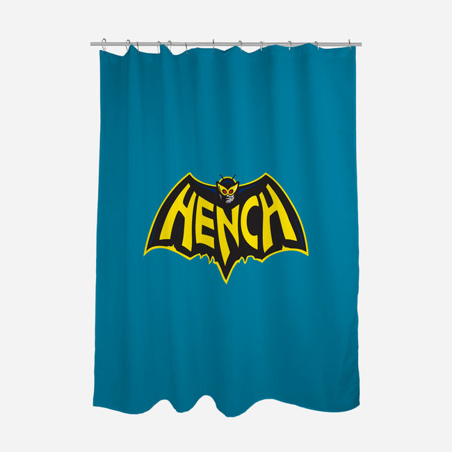 Hench-none polyester shower curtain-WinterArtwork