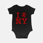 I Snake NY-baby basic onesie-castlepop