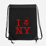 I Snake NY-none drawstring bag-castlepop