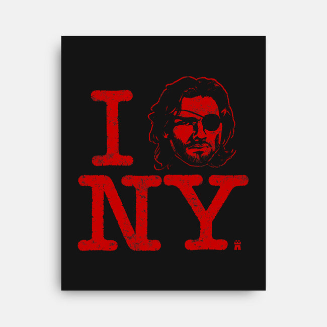 I Snake NY-none stretched canvas-castlepop