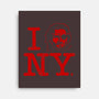 I Snake NY-none stretched canvas-castlepop