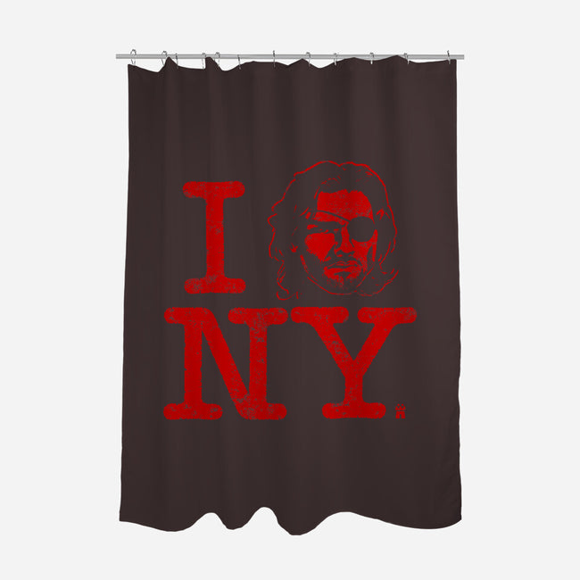 I Snake NY-none polyester shower curtain-castlepop