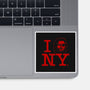 I Snake NY-none glossy sticker-castlepop