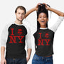 I Snake NY-unisex baseball tee-castlepop