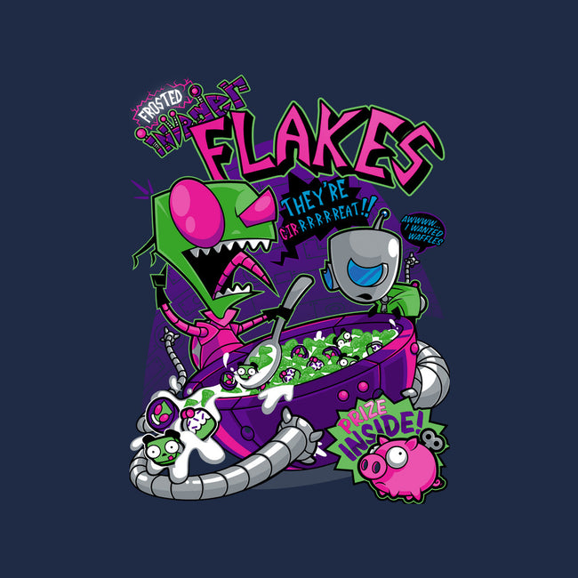 Invader Flakes-womens basic tee-AtomicRocket