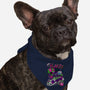 Invader Flakes-dog bandana pet collar-AtomicRocket