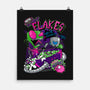 Invader Flakes-none matte poster-AtomicRocket