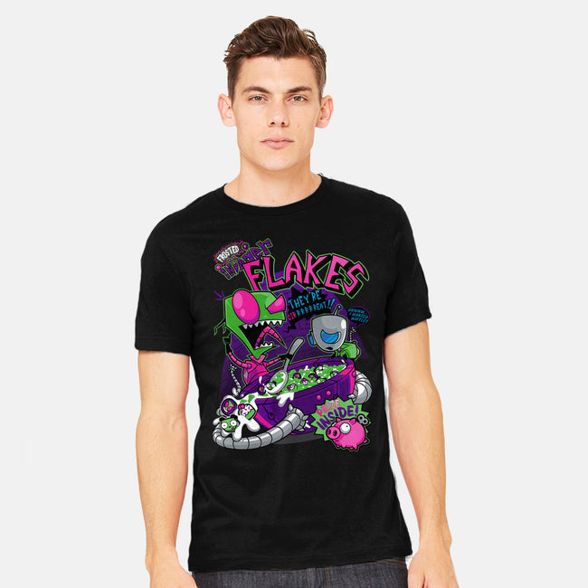 Invader Flakes-mens heavyweight tee-AtomicRocket