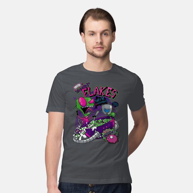 Invader Flakes-mens premium tee-AtomicRocket