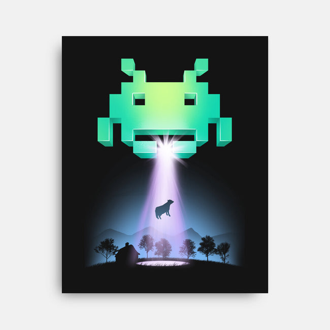 Invaders from Space-none stretched canvas-vp021