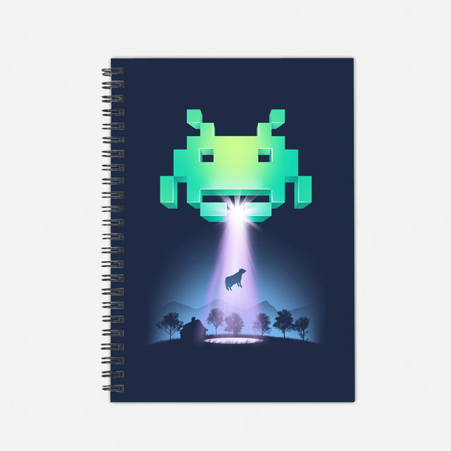 Invaders from Space-none dot grid notebook-vp021