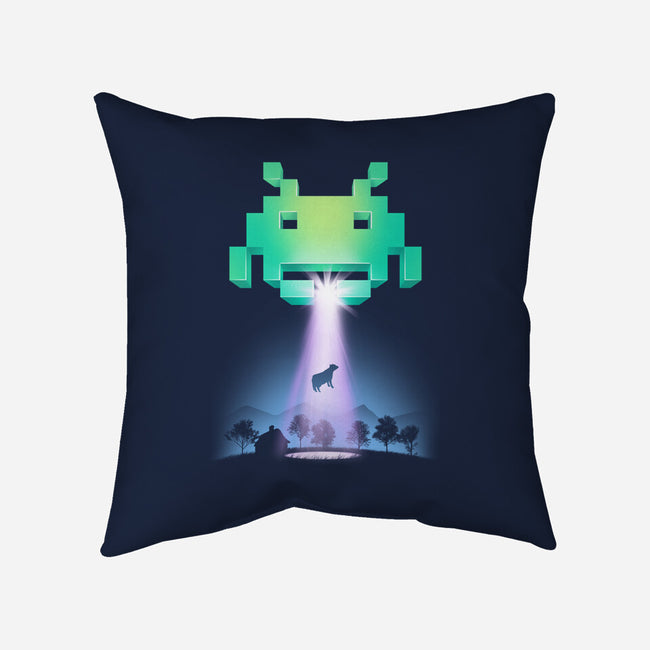 Invaders from Space-none removable cover w insert throw pillow-vp021