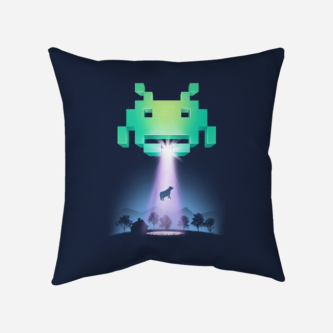 Invaders from Space-none removable cover throw pillow-vp021