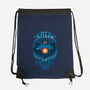 Kaiju Hunter-none drawstring bag-Bamboota