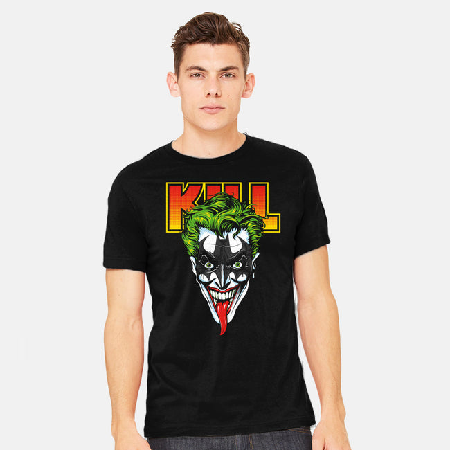 KISS THE BAT-mens heavyweight tee-CappO