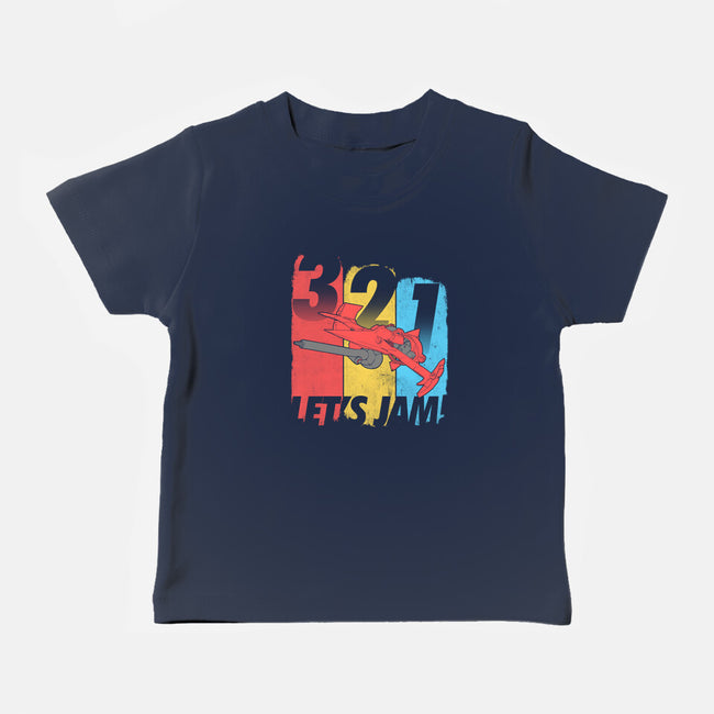 Let's Jam!-baby basic tee-TeeKetch