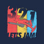 Let's Jam!-none drawstring bag-TeeKetch