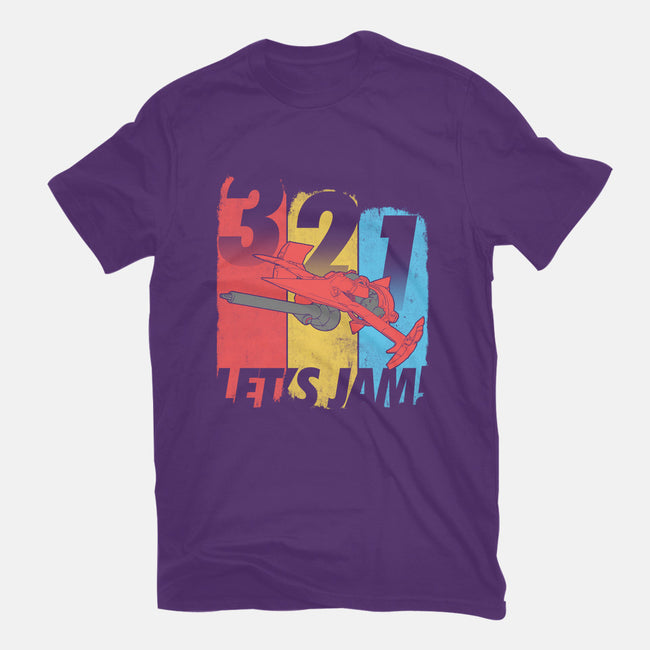 Let's Jam!-womens basic tee-TeeKetch