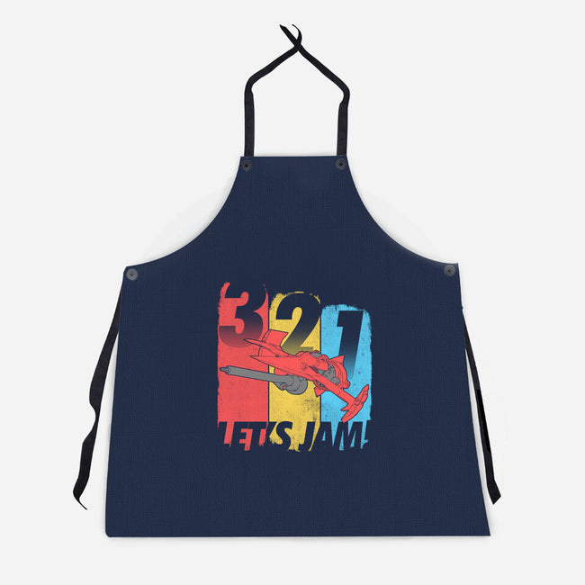 Let's Jam!-unisex kitchen apron-TeeKetch