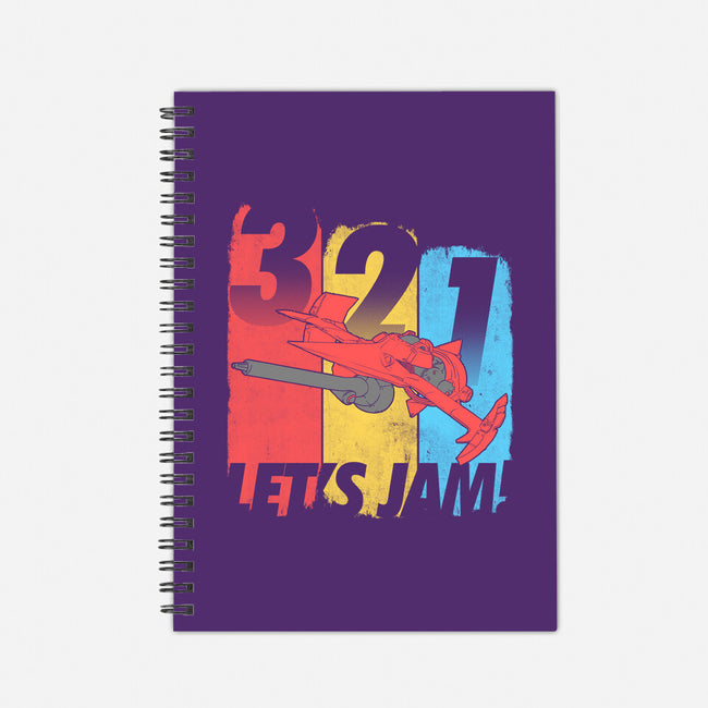Let's Jam!-none dot grid notebook-TeeKetch